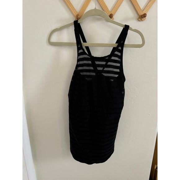 Ava & Viv Other - Ava & Viv Swimwear Women's 18 Black Tankini Build in Bra Halter Neck